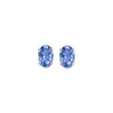 Gems One 14Kt White Gold Tanzanite (7/8 Ctw) Earring - ETO54-4W photo