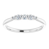 14K White 1/5 CTW Diamond Anniversary Band - 124004604P photo 3