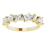 14K Yellow 7/8 CTW Diamond Anniversary Band - 124090601P photo 3