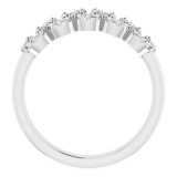 14K White 1 CTW Diamond Anniversary Band - 12283060007P photo 3