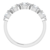 14K White 1 CTW Diamond Anniversary Band - 12283060007P photo 4