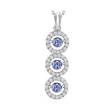 Gems One 14KT White Gold & Diamond Rhythm Of Love Neckwear Pendant   - 5/8 ctw - ROL1133-4WCT photo