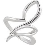 14K White Freeform Ring - 510441002P photo