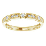 14K Yellow 1/10 CTW Diamond Stackable Ring - 65197760000P photo 3