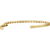 14K Yellow 1/6 CTW Diamond Stackable Bangle Bracelet - 65290460000P photo 2