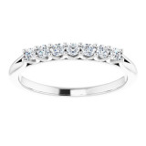 14K White 1/5 CTW Diamond Anniversary Band - 1239746012P photo 3