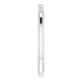 14K White 1/8 CTW Diamond Stackable Ring - 123288600P photo 4