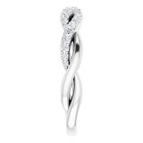 14K White 1/4 CTW Diamond Anniversary Band - 652012100P photo 4