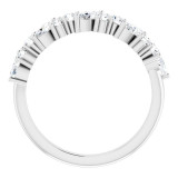 14K White 3/4 CTW Diamond Anniversary Band - 123915600P photo 2