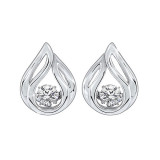 Gems One Silver Cubic Zirconia Earring - ER10310-SSW photo
