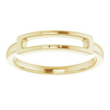 14K Yellow Open Bar Ring - 51742102P photo 3