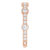 14K Rose 3/4 CTW Diamond Anniversary Band - 123606602P photo 4