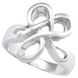 14K White Freeform Ring - 552337263P photo