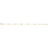 14K Yellow 1/4 CTW Diamond Bezel-Set 5-Station Bracelet - 65346960001P photo