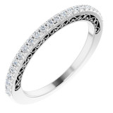 14K White 1/5 CTW Diamond Anniversary Band - 123126600P photo