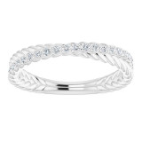 14K White 1/5 CTW Diamond Anniversary Band - 122982600P photo 3