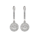 Gems One 14KT White Gold & Diamond Rhythm Of Love Fashion Earrings  - 1/2 ctw - ROL2004-4WC photo