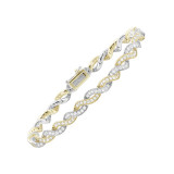 Gems One 14Kt White Yellow Gold Diamond (3Ctw) Bracelet - BC10275-4WYC photo