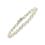 Gems One 14Kt White Yellow Gold Diamond (3Ctw) Bracelet - BC10275-4WYC photo