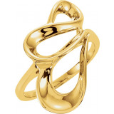 14K Yellow Freeform Ring - 526221243P photo