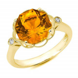 Stanton Color 14k Gold Citrine Ring photo