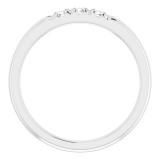 14K White 1/5 CTW Diamond French-Set Anniversary Band - 124030602P photo 2