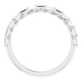 14K White 3/8 CTW Diamond Anniversary Band - 1239296021P photo 2