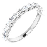 14K White 3/8 CTW Diamond Anniversary Band - 1239296021P photo
