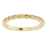 14K Yellow .08 CTW Diamond Anniversary Band - 123085601P photo 3