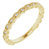 14K Yellow .08 CTW Diamond Anniversary Band - 123085601P photo