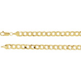 14K Yellow 5.8 mm Curb 7 Chain - CH647287940P photo