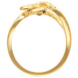 14K Yellow Freeform Ring - 50836090P photo 2