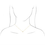 14K White 1/6 CT Diamond Solitaire 18 Necklace - 6113460002P photo 3