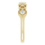 14K Yellow 1/5 CTW Diamond Stackable Ring - 124162601P photo 4