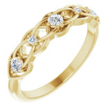 14K Yellow 1/5 CTW Diamond Stackable Ring - 124162601P photo