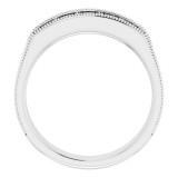 14K White 3/4 CTW Diamond Men's Ring - 1232916020P photo 2