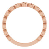 14K Rose Stackable Ring - 51702103P photo 2