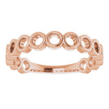 14K Rose Stackable Ring - 51702103P photo 3