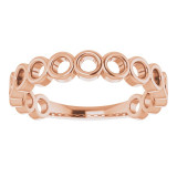 14K Rose Stackable Ring - 51702103P photo 3