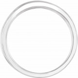 14K White 10.2 mm Criss-Cross Ring - 51514101P photo 2