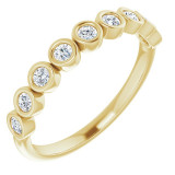 14K Yellow 1/4 CTW Diamond Anniversary Band - 1229686006P photo