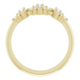 14K Yellow 3/8 CTW Diamond Anniversary Band - 124042605P photo 2