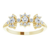 14K Yellow 3/8 CTW Diamond Anniversary Band - 124042605P photo 3