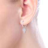 Gabriel & Co. 14k White Gold Lusso Diamond Drop Earrings - EG13475W45JJ photo 2