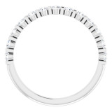 14K White 3/8 CTW Diamond Anniversary Band - 1236756021P photo 2