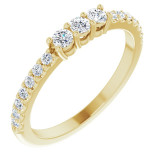 14K Yellow 1/3 CTW Diamond Anniversary Band - 124006605P photo