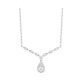 Gems One 14Kt White Gold Diamond (5/8Ctw) Necklace - NK08043-4WC photo