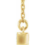 14K Yellow 1/2 CTW Diamond Bar Necklace - 863616005P photo 2