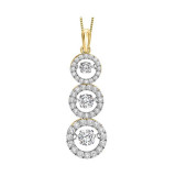 Gems One 14KT Yellow Gold & Diamond Rhythm Of Love Neckwear Pendant  - 1 ctw - ROL1062-4YC photo