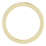 14K Yellow 1 CTW Diamond Anniversary Band - 12298160025P photo 2